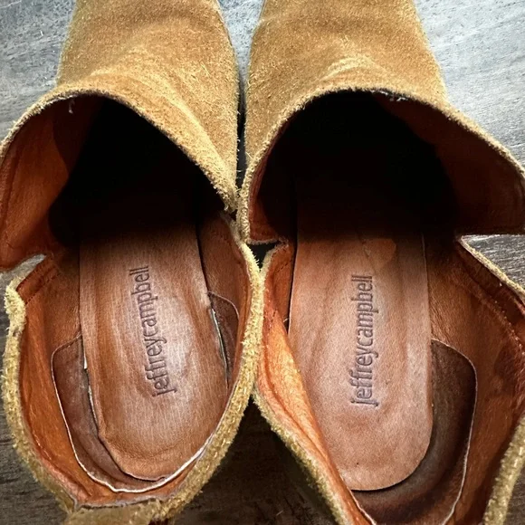 Jeffrey Campbell Brown Rosalee Round Toe Ankle Boot size 9.5 - Picture 10 of 10